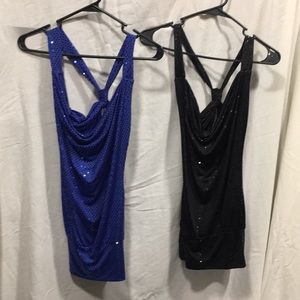 Sparkle shirts very sexy on u get both for $20.00